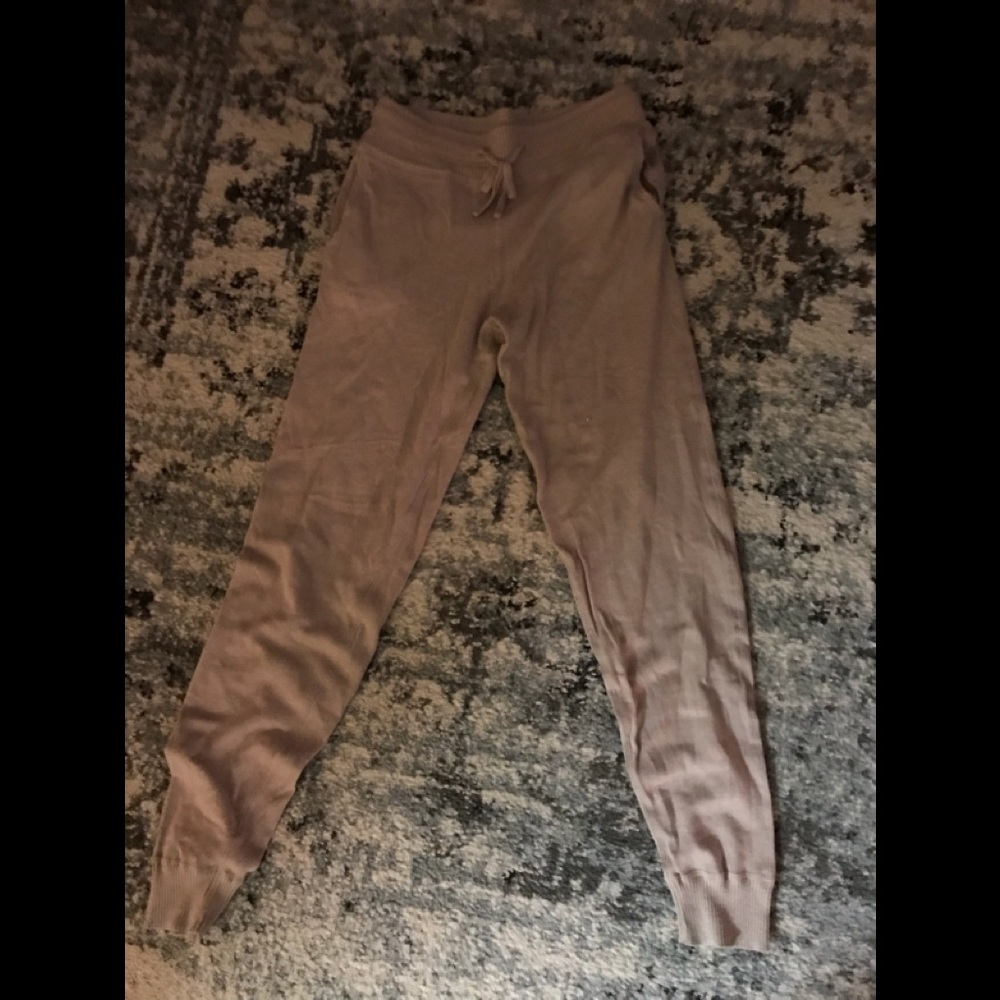 Lemire modal cashemire blend beige jogger pants
